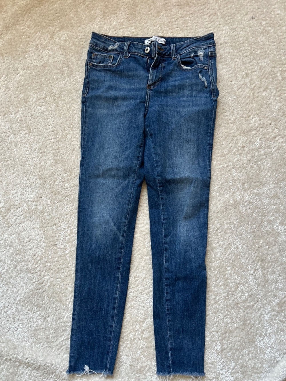 Zara skinny ankle jeans